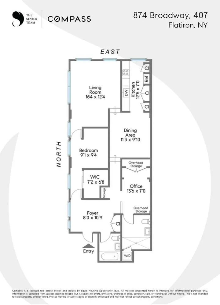 $1,595,000 | 874 Broadway, Unit 407 | Flatiron