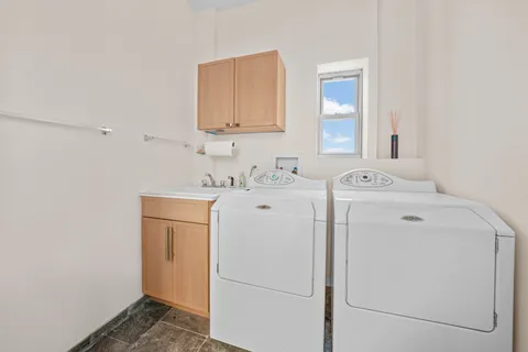 a view of yard from deck