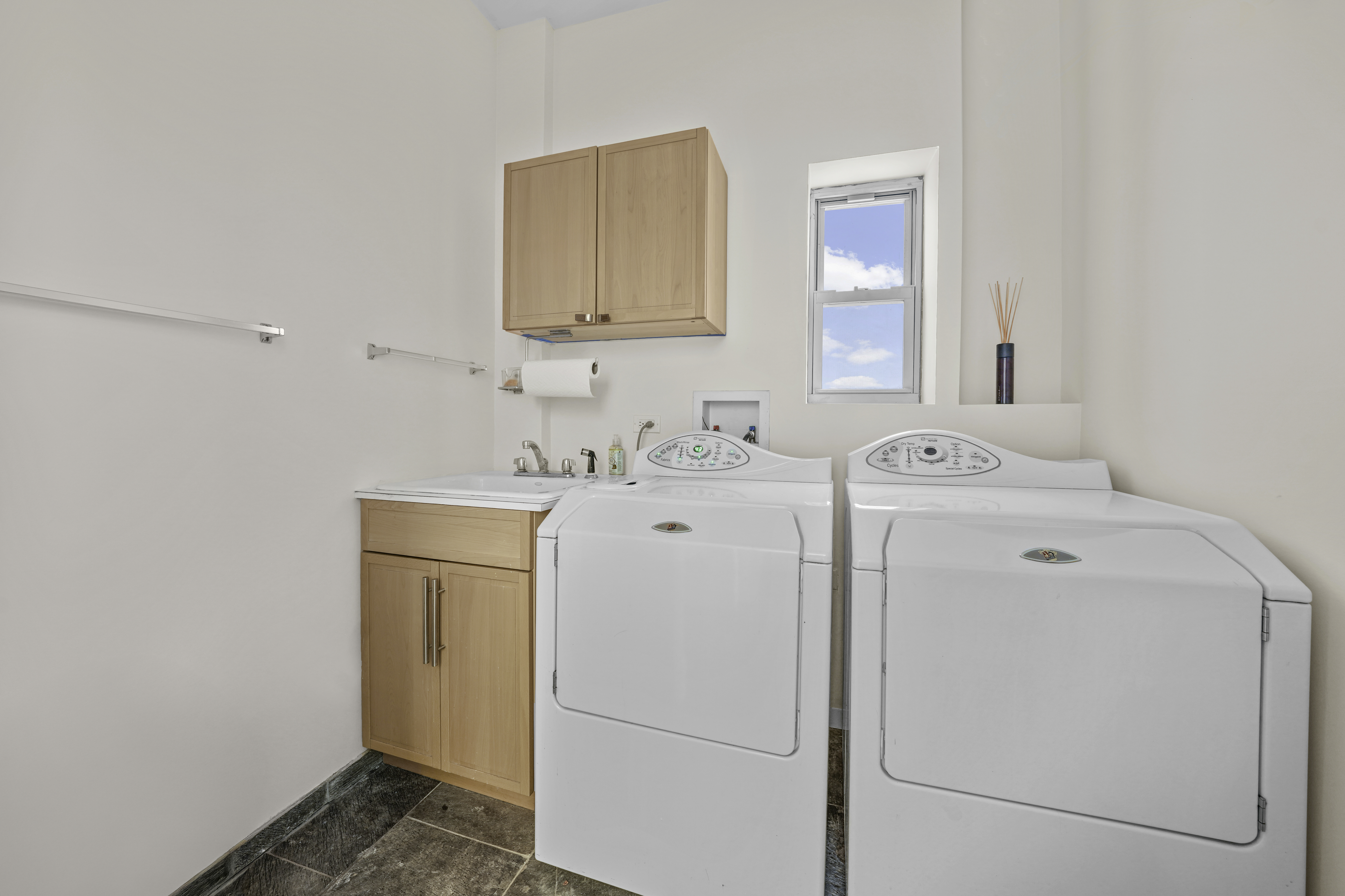133 West 123rd Street Manhattan, NY 10027 - Photo 26 of 31 a utility room with dryer and washer