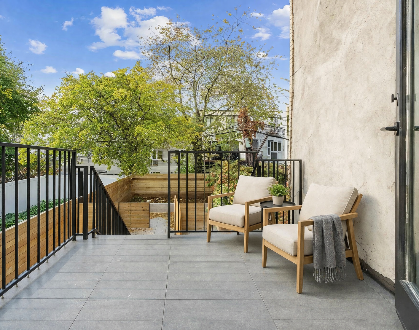203 Cornelia Street, Unit 2 Brooklyn, NY 11221 - Photo 8 of 9 a view of a patio with a yard