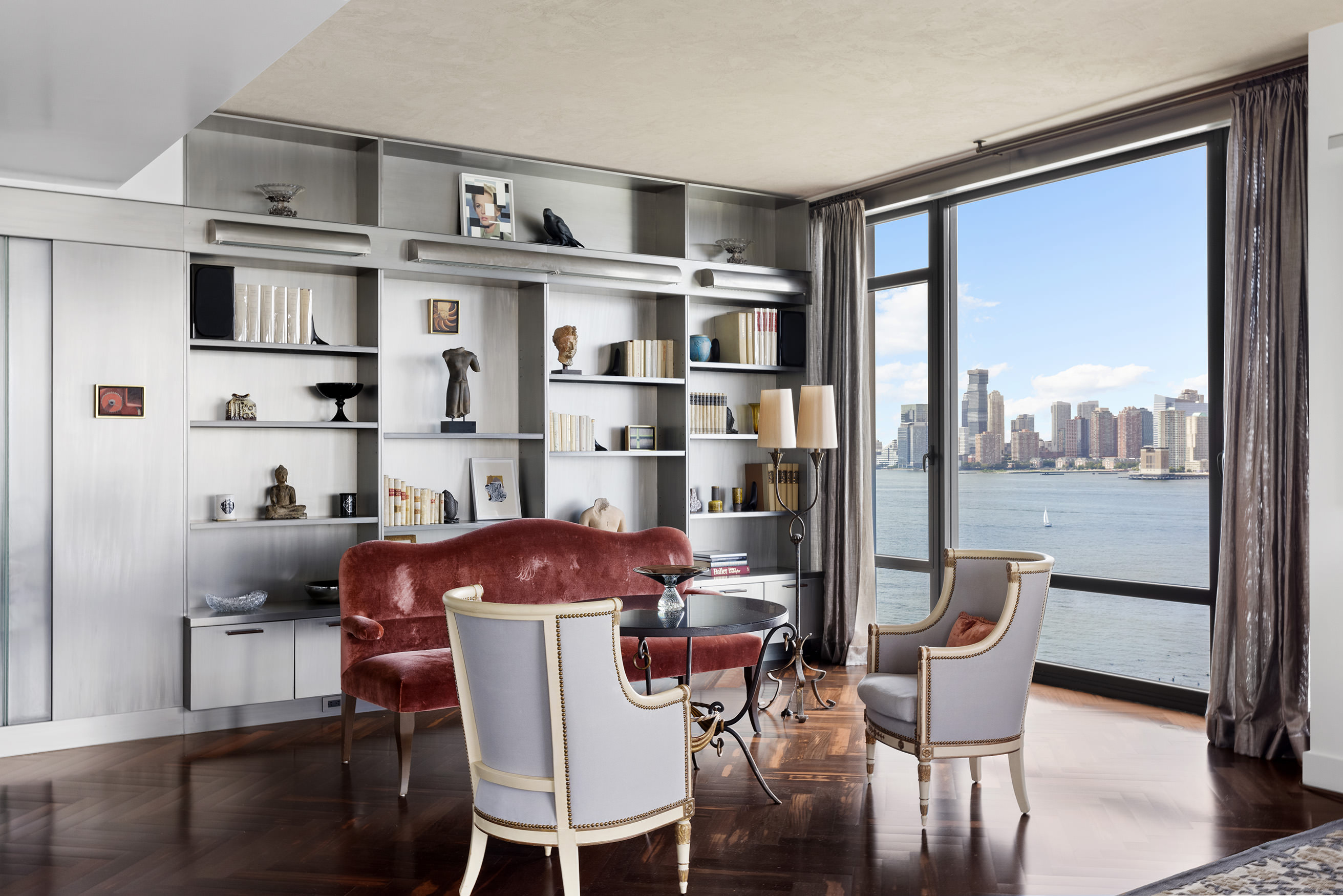 400 West 12th Street, Unit 12C Manhattan, NY 10014 - Photo 4 of 24 a dining room with furniture window and outside view