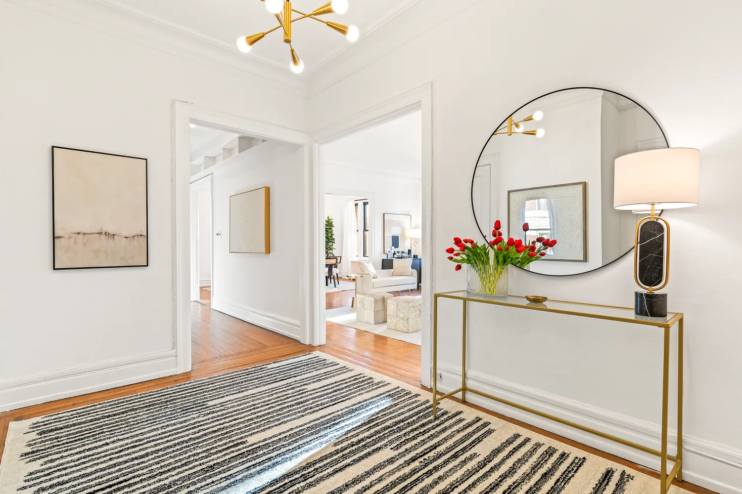 a view interior of the house