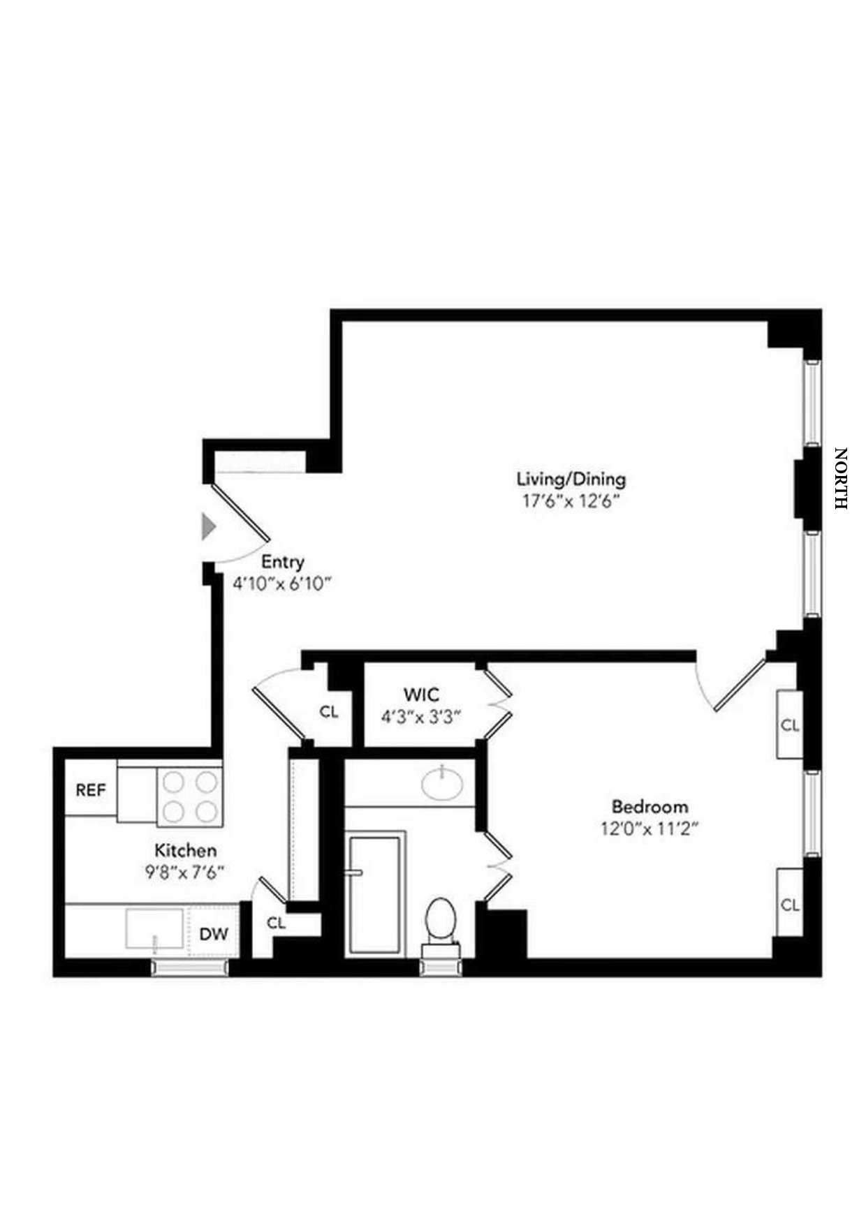 1060 Park Avenue, Unit 3A Manhattan, NY 10128 - Photo 11 of 11 a picture of floor plan