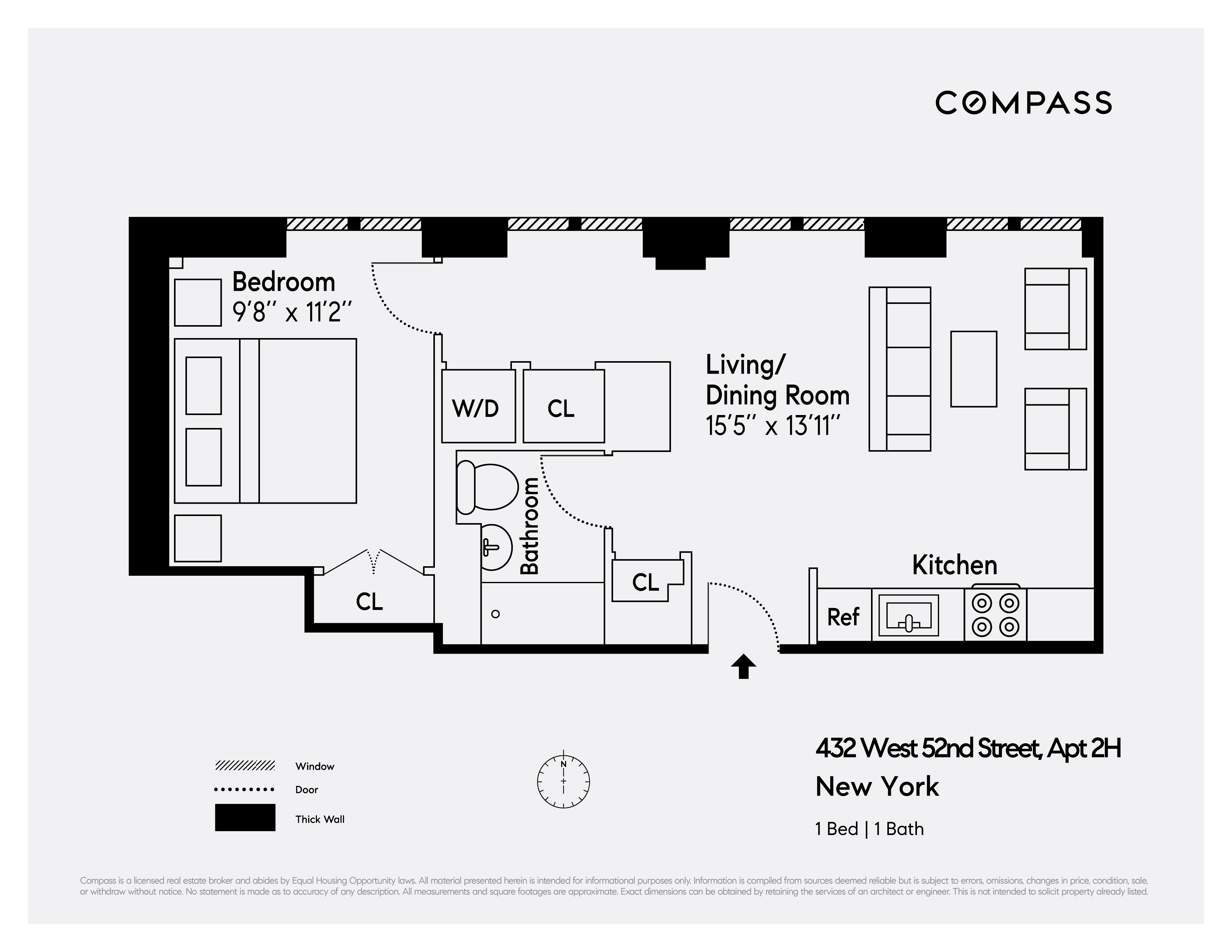432 West 52nd Street, Unit 2H Manhattan, NY 10019 - Photo 2 of 2