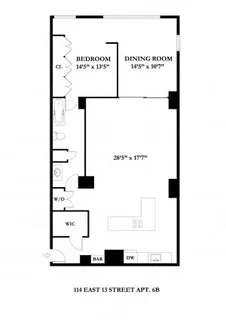 $1,800,000 | 114 East 13th Street, Unit 6B | Greenwich Village