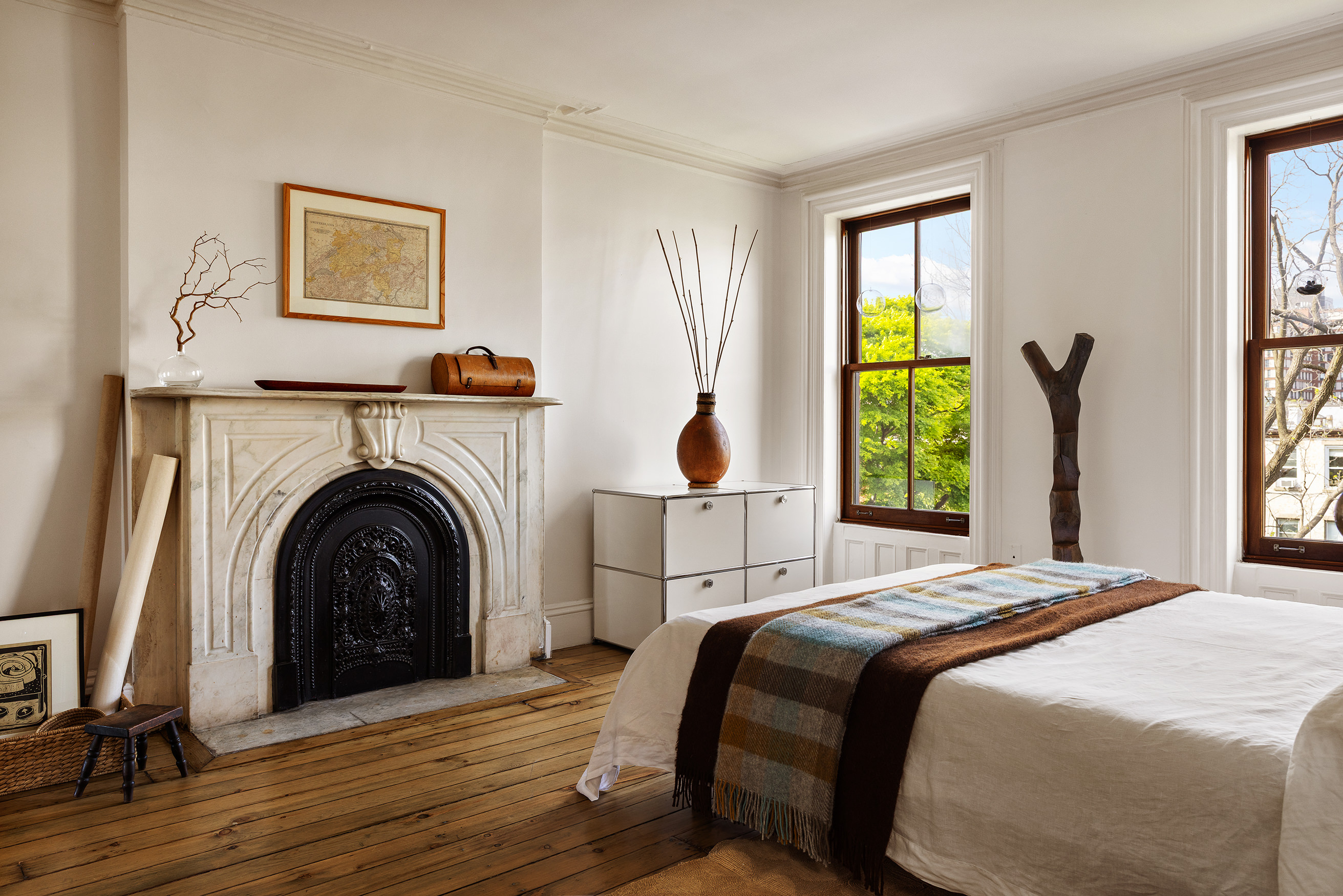 177 Prospect Place Brooklyn, NY 11238 - Photo 32 of 42 a bedroom with bed and a window