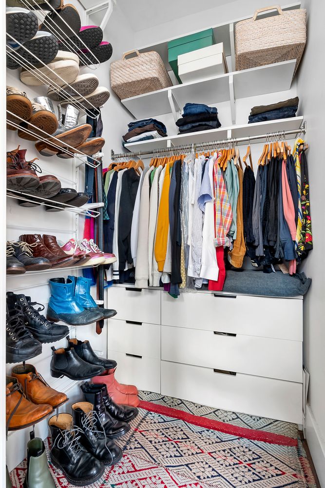 60 Broadway, Unit 2K Brooklyn, NY 11249 - Photo 4 of 7 a view of walk in closet with clothes and shoes