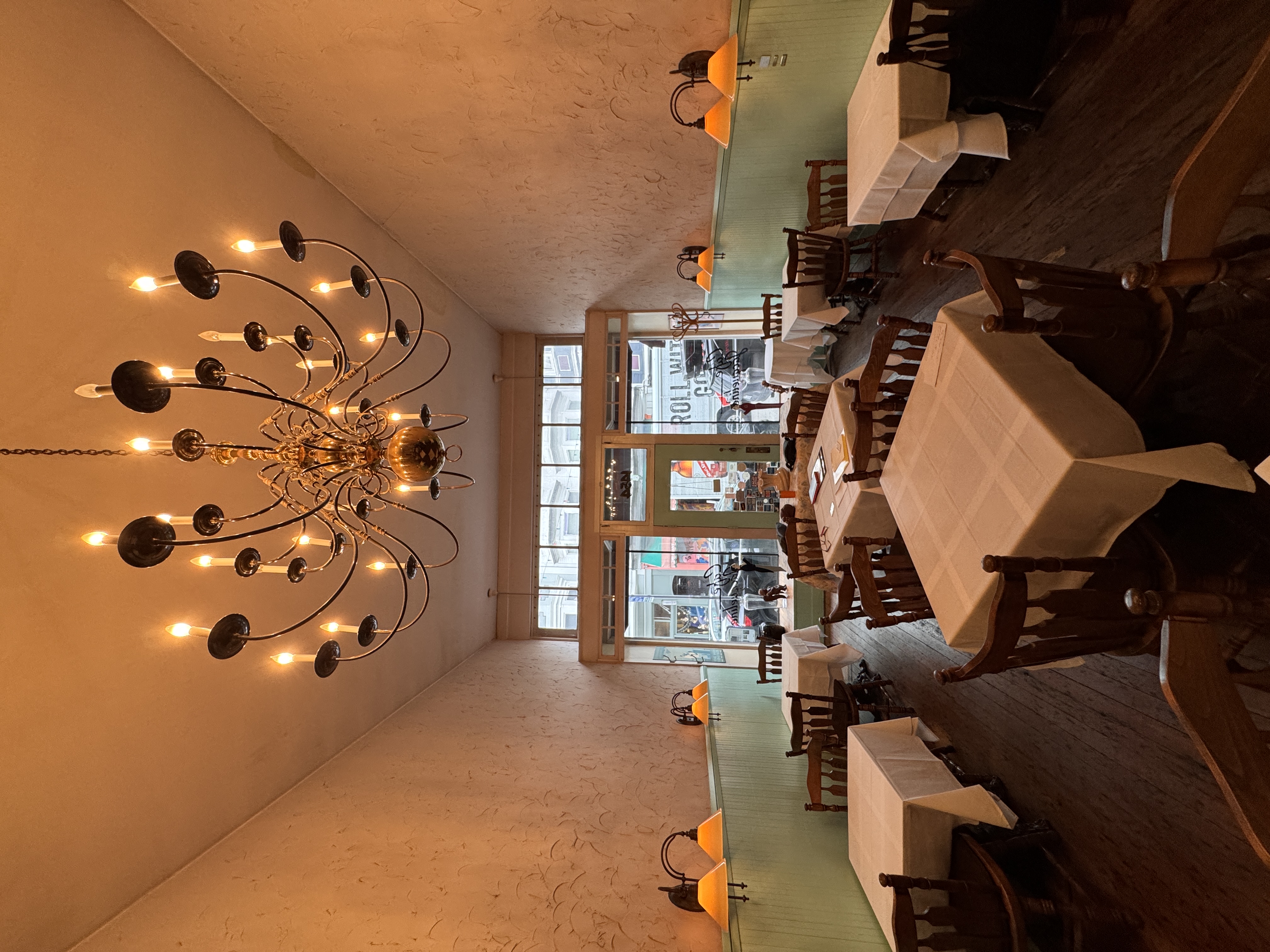 1454 Grant Avenue San Francisco, CA 94133 - Photo 17 of 34 a view of a dining room with furniture and chandelier