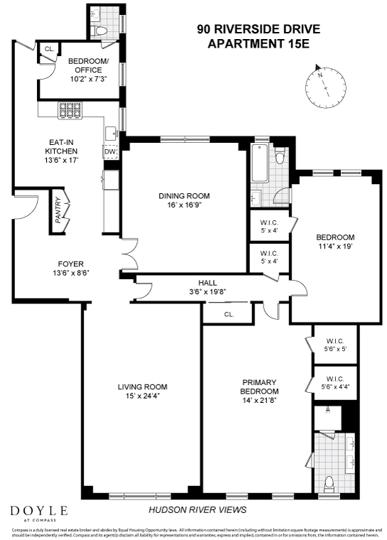 90 Riverside Drive, Unit 15E Manhattan, NY 10024 - Photo 16 of 16