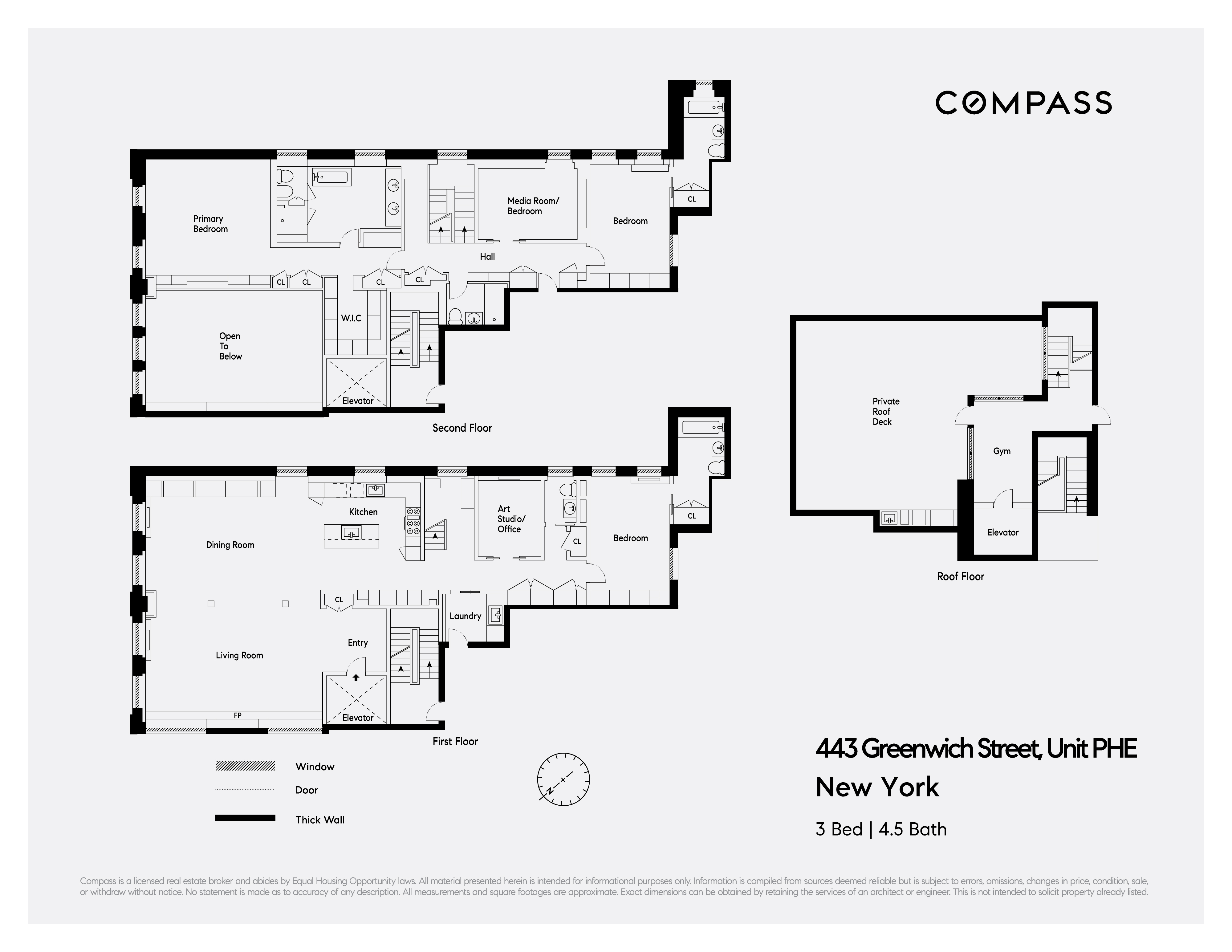 443 Greenwich Street, Unit PHE | Compass