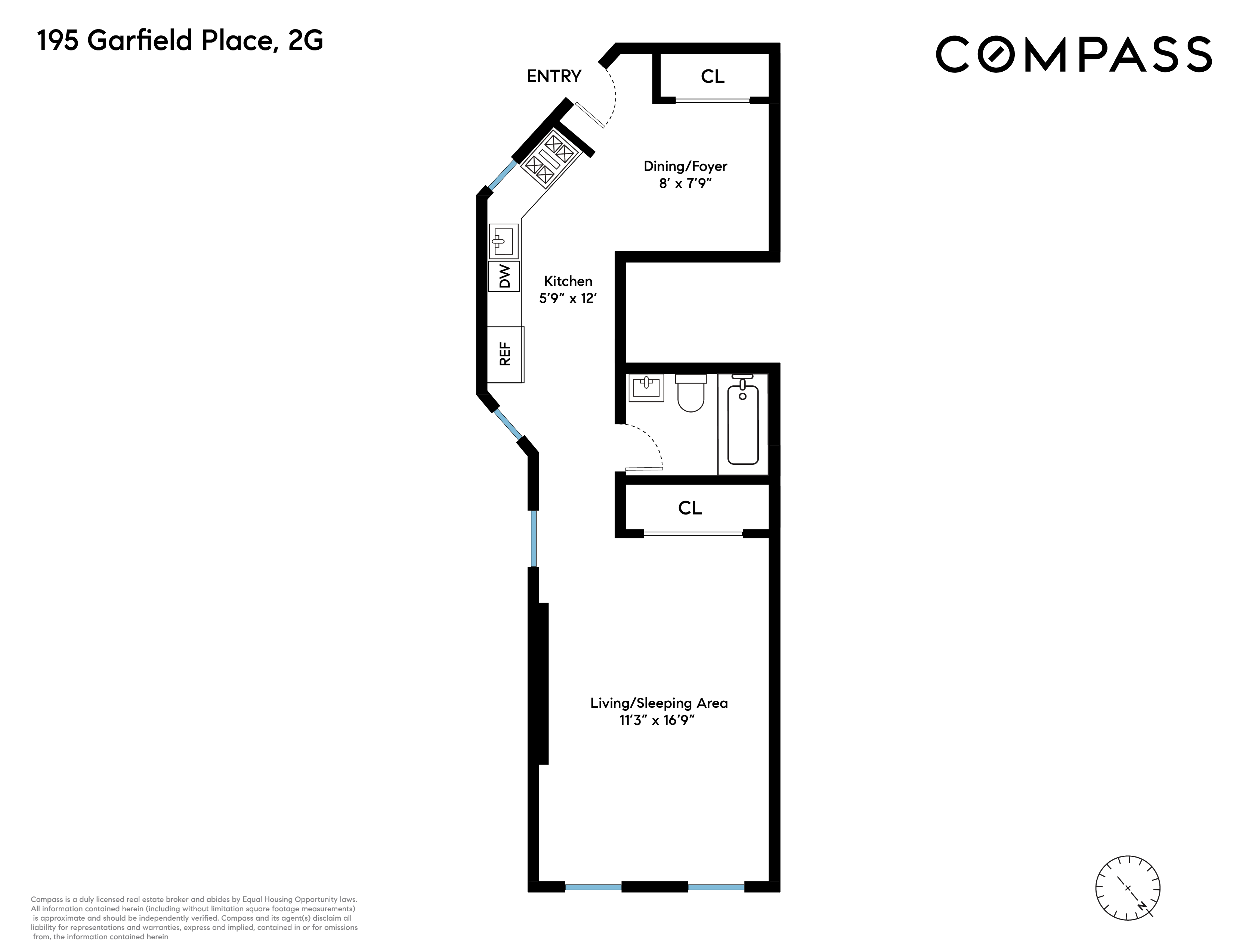 195 Garfield Place 2G Park Slope Brooklyn NY 11215
