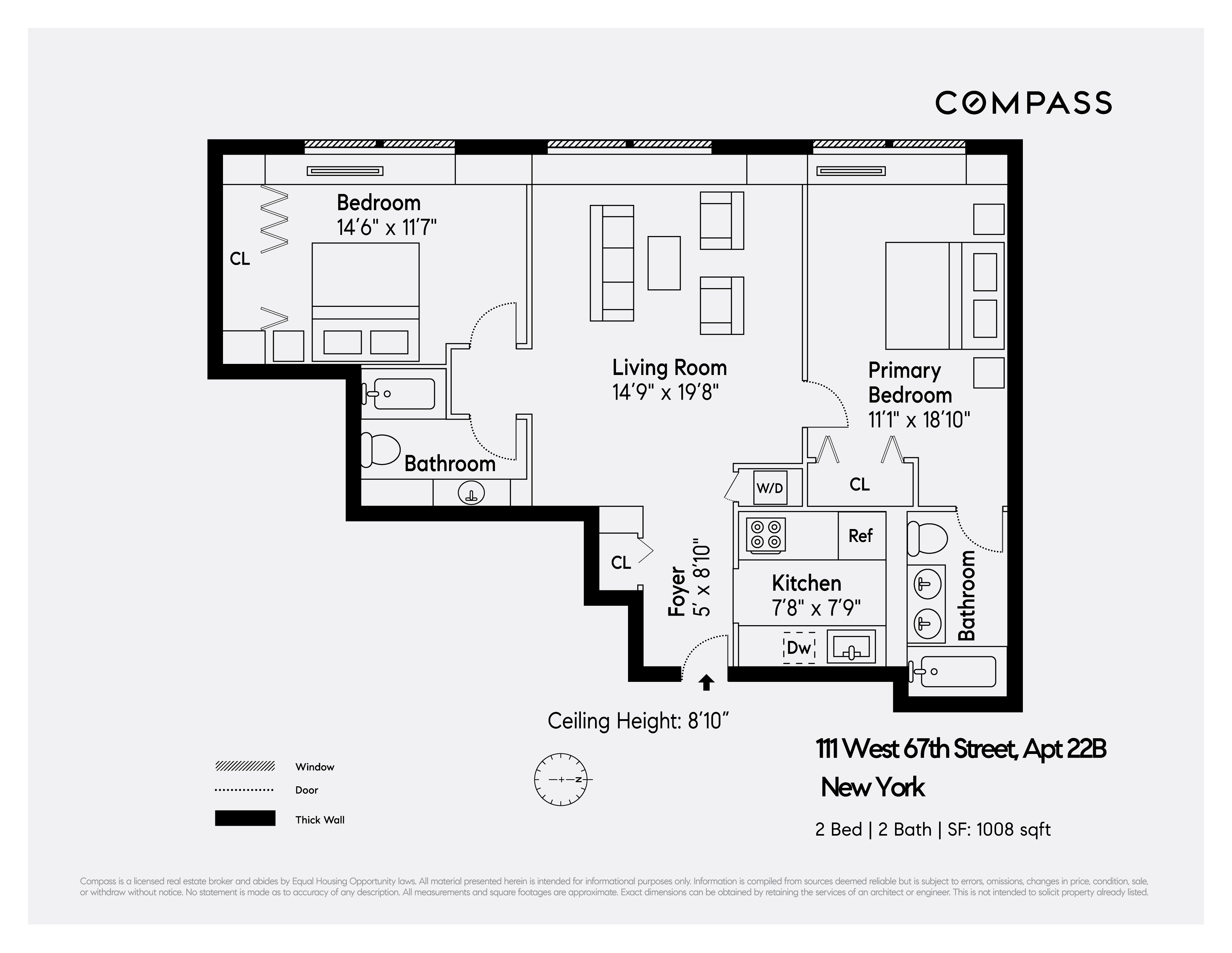 111 West 67th Street, Unit 22B Manhattan, NY 10023 - Photo 10 of 10 unknown