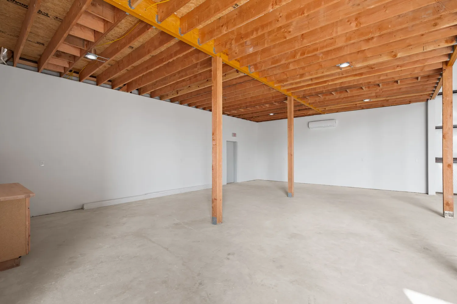 a view of empty room