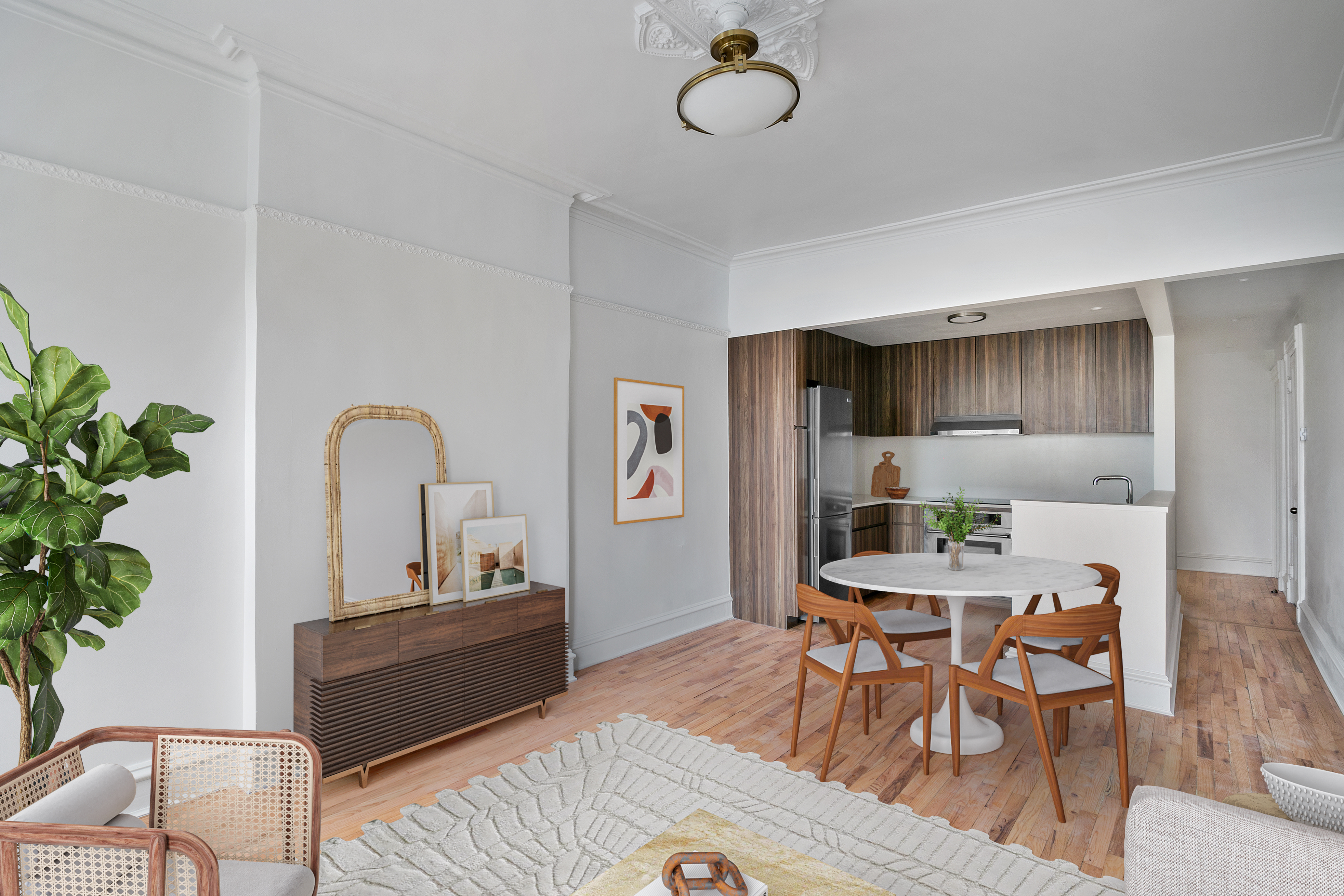 914 President Street, Unit TWNHSE Brooklyn, NY 11215 - Photo 17 of 29 a living room with furniture