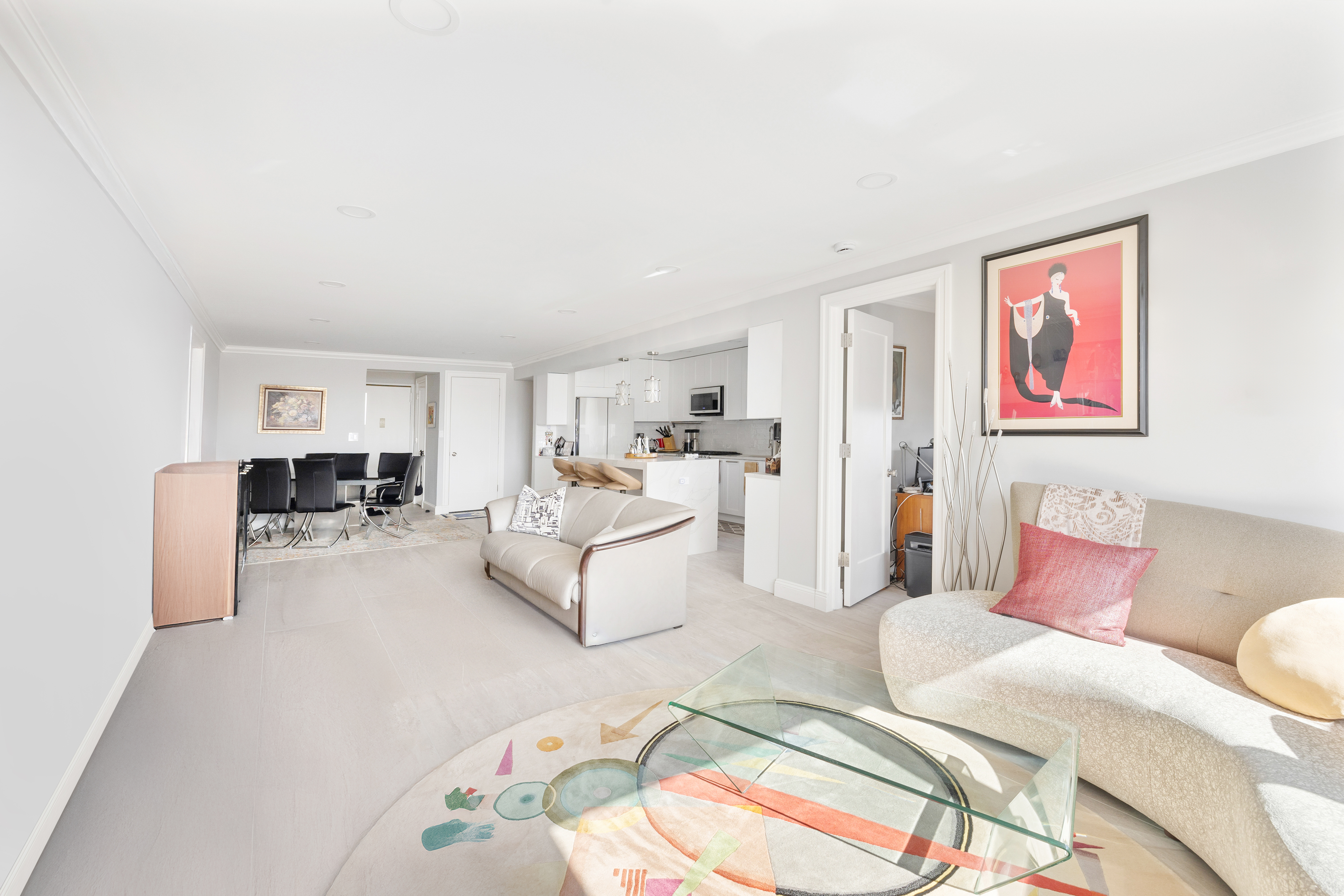 3755 Henry Hudson Parkway West, Unit PHA Bronx, NY 10463 - Photo 4 of 14 a living room with furniture and a couch