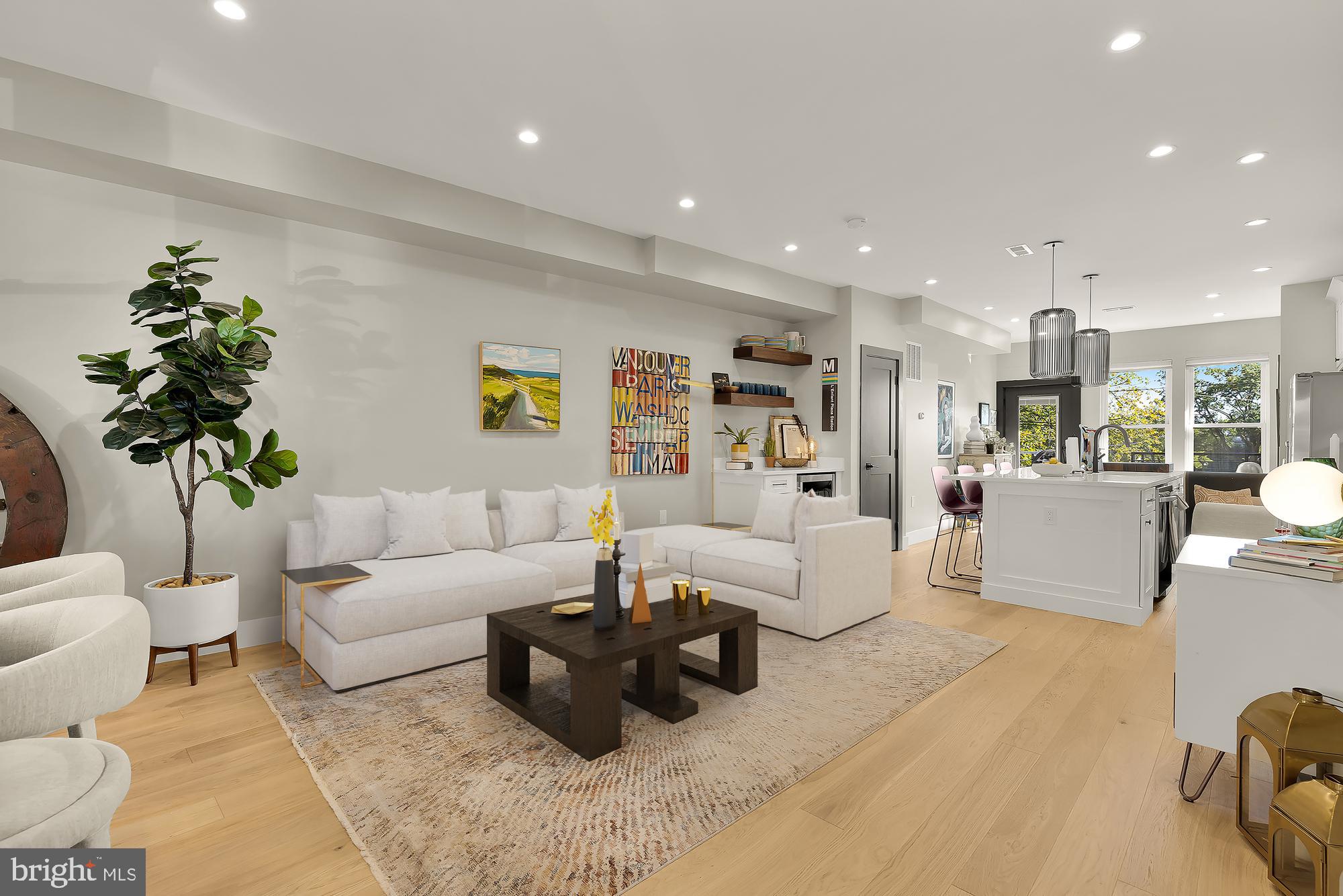 47 T Street Northeast Washington, DC 20002 - Photo 7 of 45 a living room with furniture and a large window