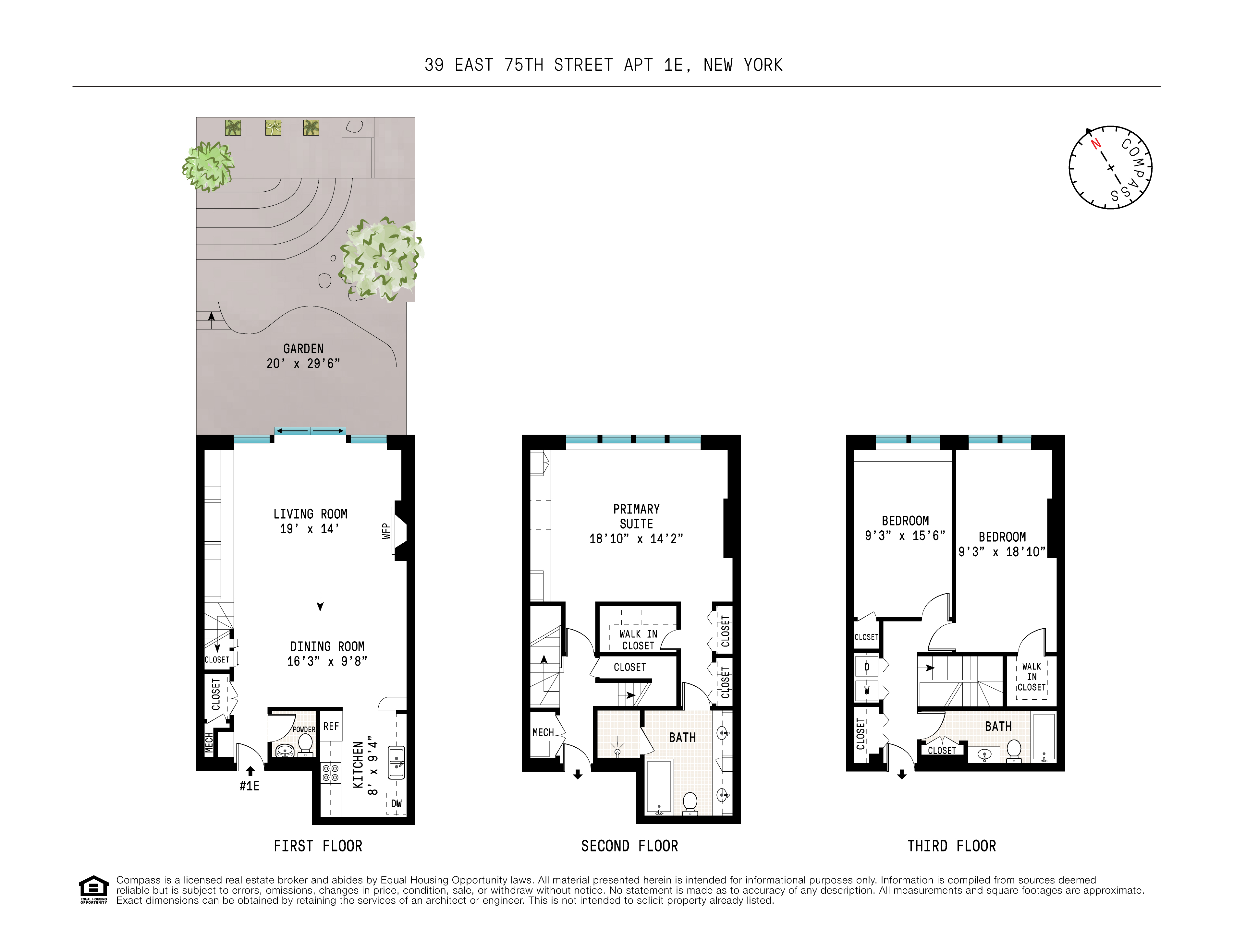 39 East 75th Street, Unit 1E Manhattan, NY 10021 - Photo 14 of 14 a picture of a floor plan