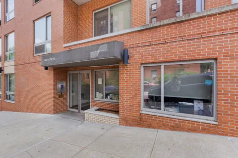 a view of entrance gate of the building