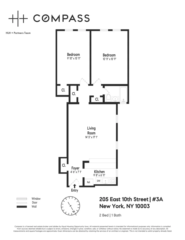 $1,200,000 | 205 East 10th Street, Unit 3A | East Village