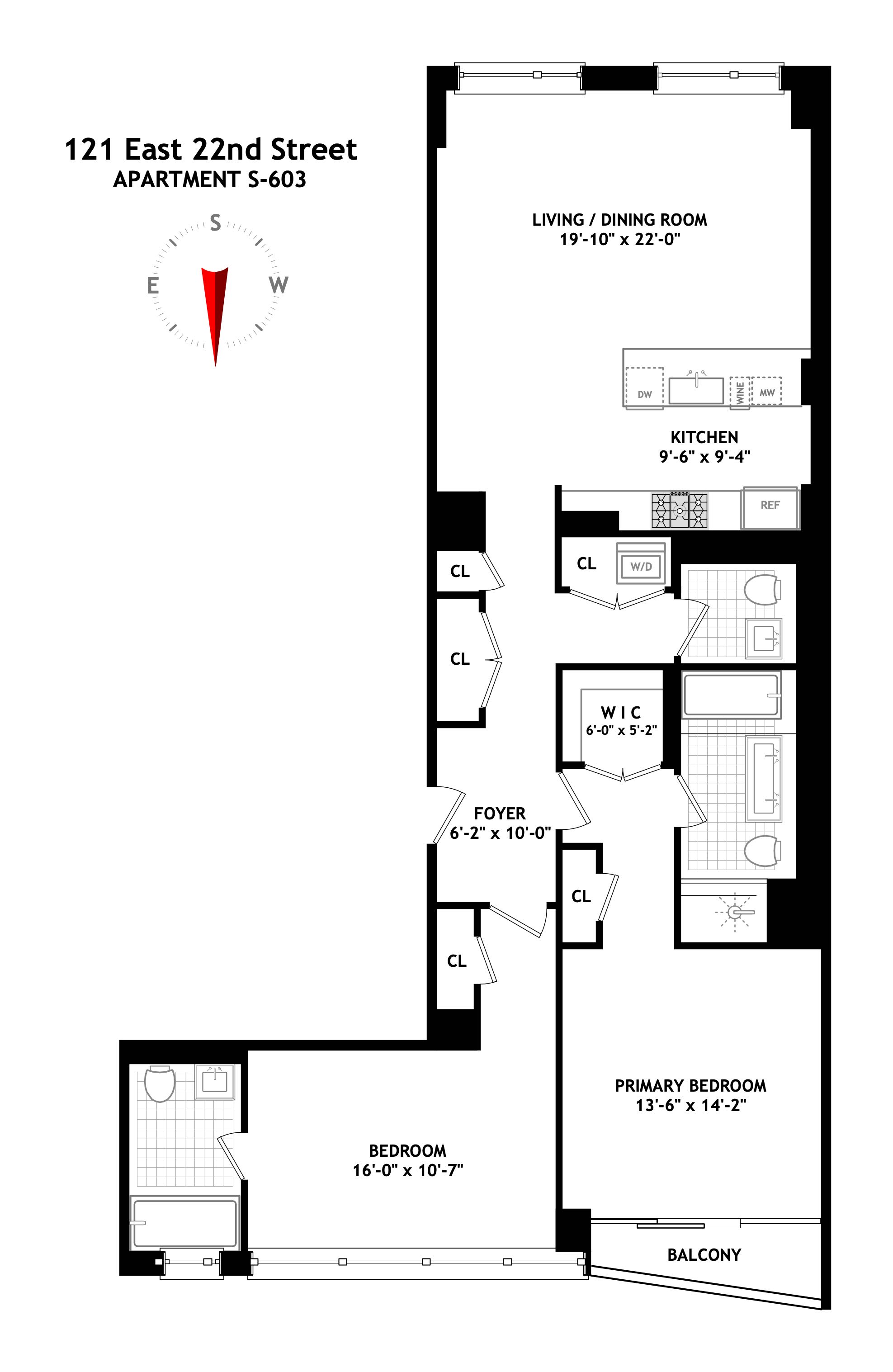 121 East 22nd Street, Unit S603 Manhattan, NY 10010 - Photo 12 of 12 unknown