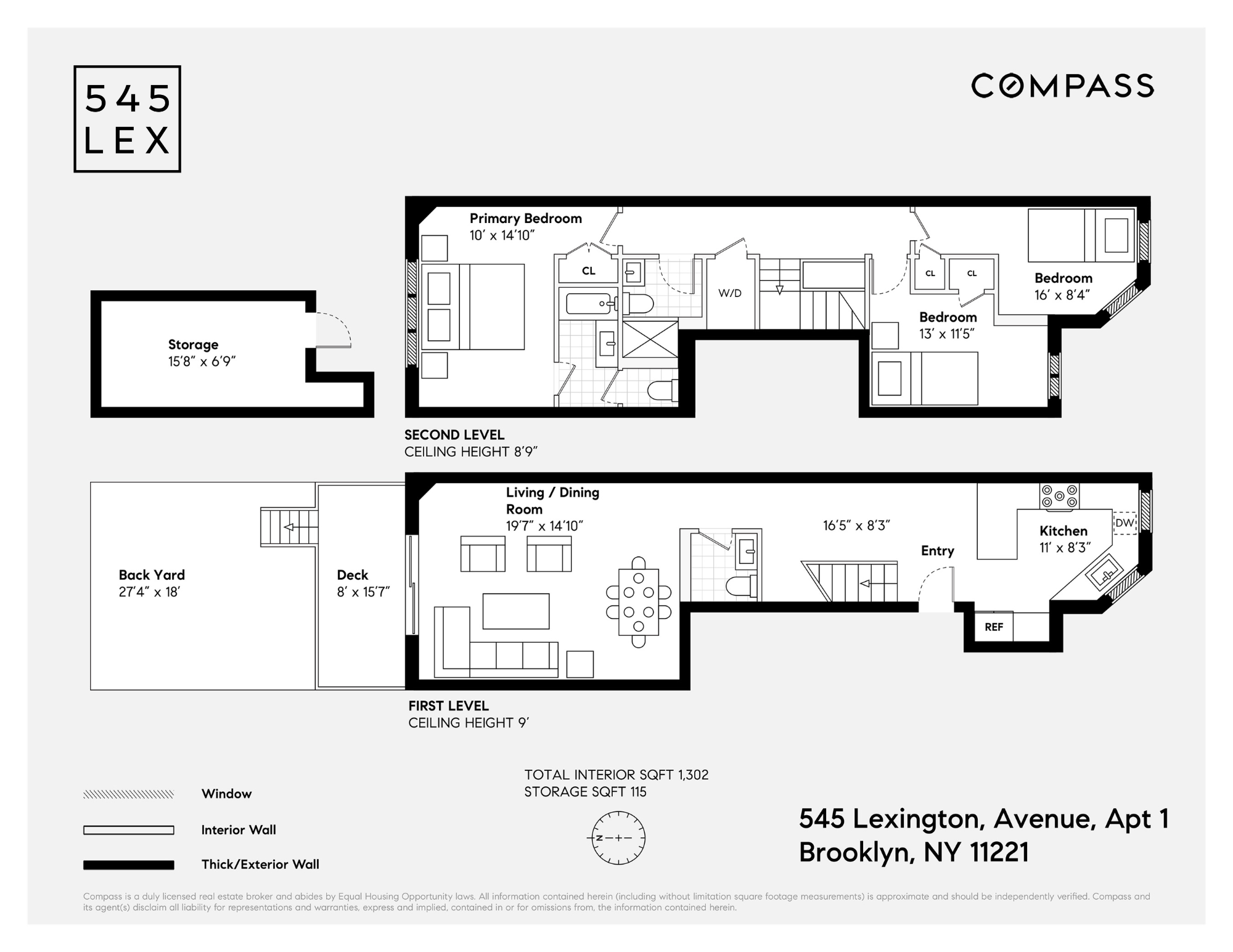 545 Lexington Avenue, Unit 1 Brooklyn, NY 11221 - Photo 18 of 19 a black and white photo of a painting