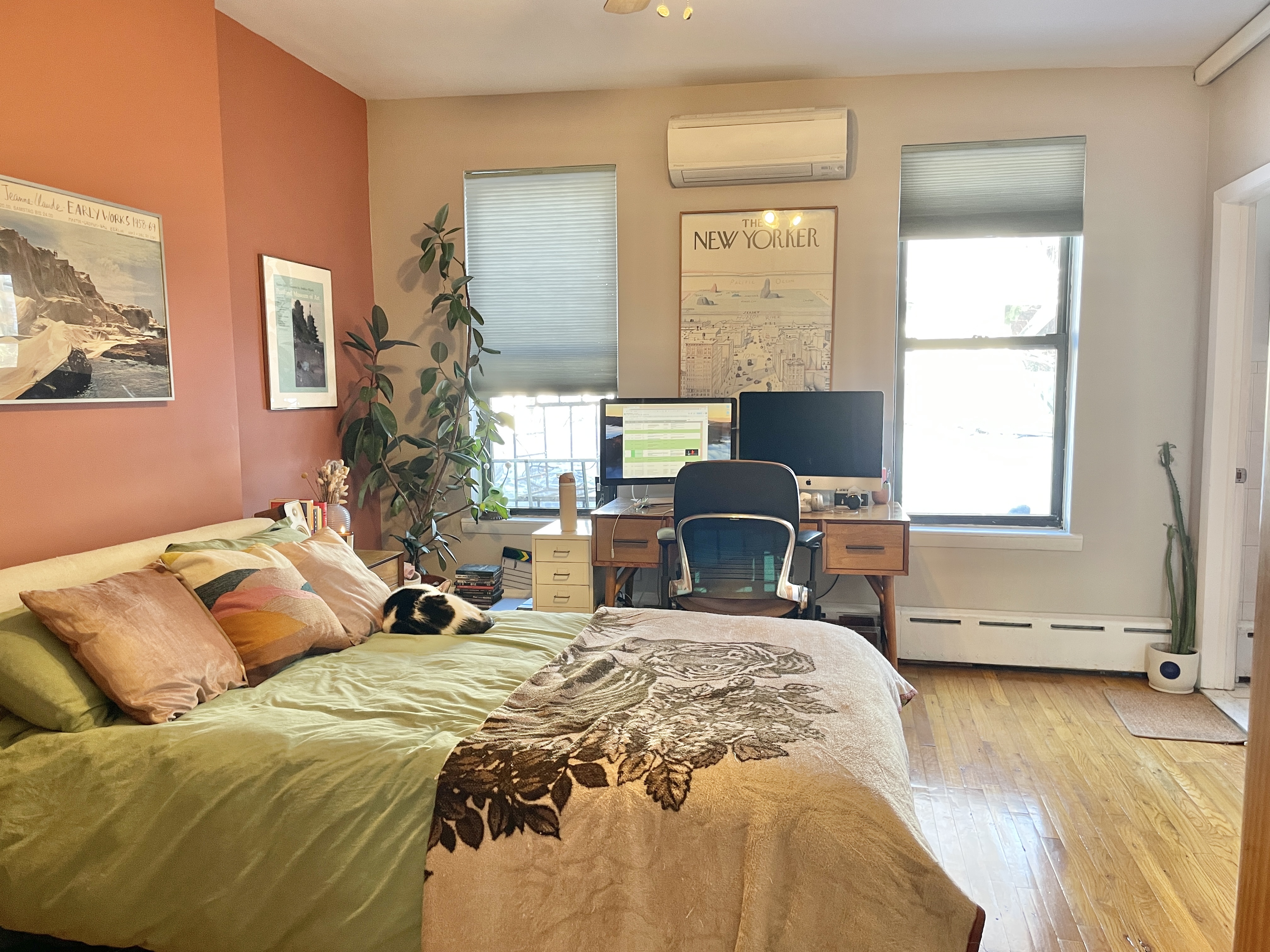 999 Fulton Street, Unit 2 Brooklyn, NY 11238 - Photo 5 of 10 a bedroom with a bed and wooden floor