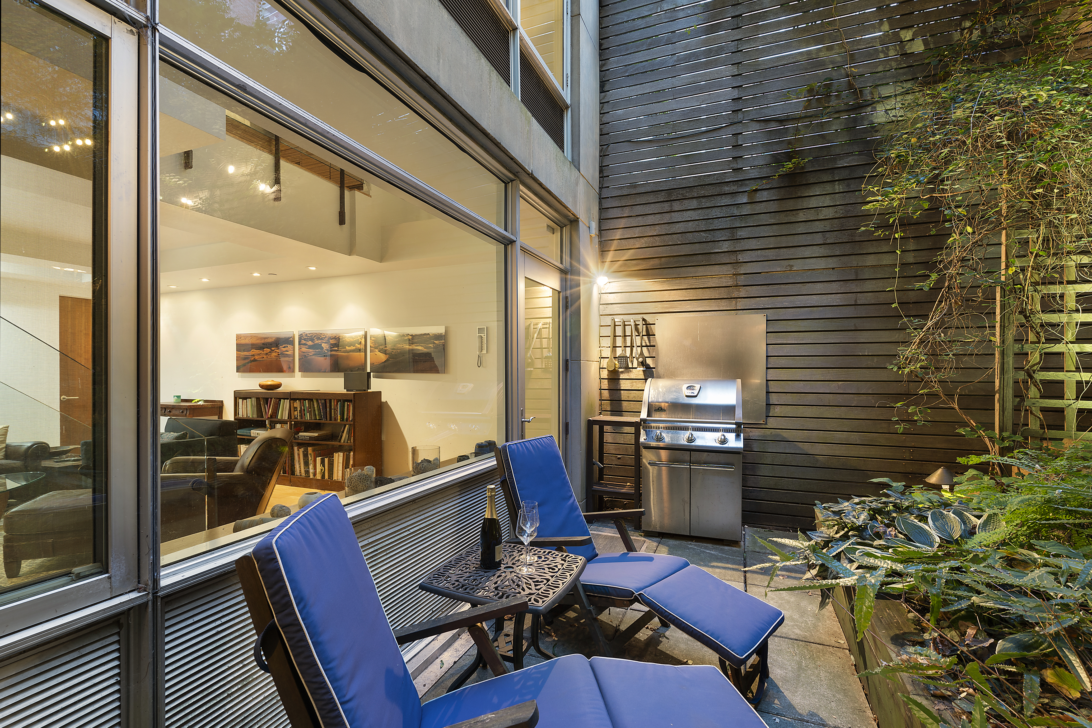 271 West 122nd Street, Unit A Manhattan, NY 10027 - Photo 13 of 19 a view of a chairs and table in balcony