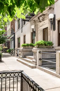 a front view of a building