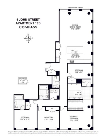 $15,000 | 1 John Street, Unit 10D | DUMBO
