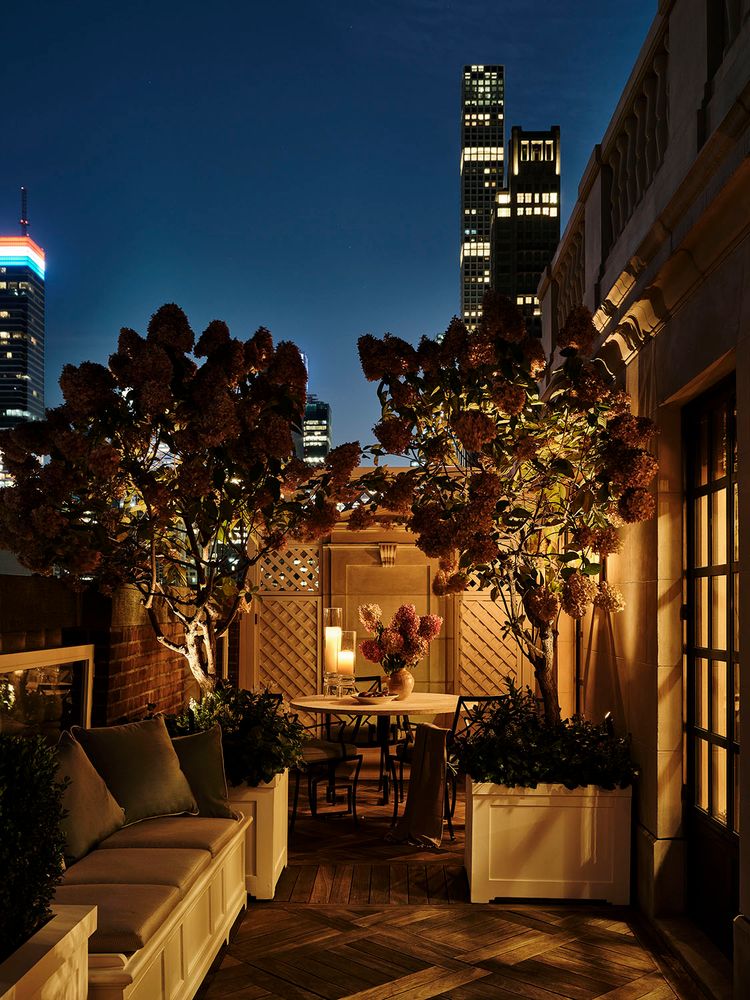 a view of front door and porch with wooden floor