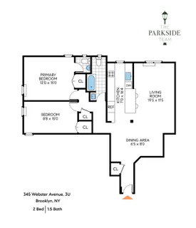 $699,000 | 345 Webster Avenue, Unit 3U | Kensington