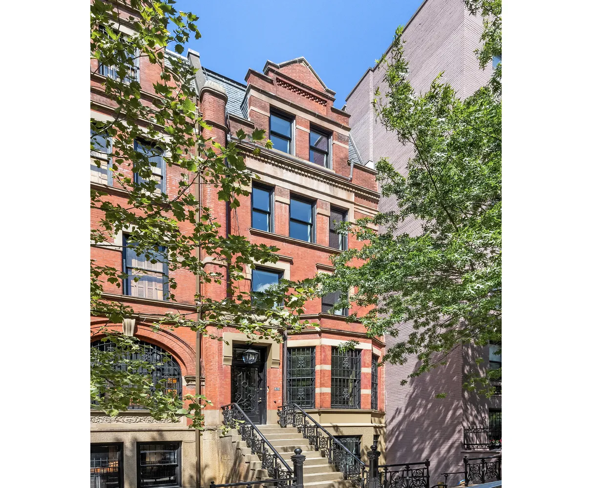 a front view of a building