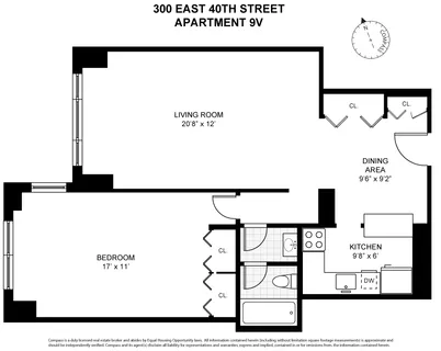 $685,000 | 300 East 40th Street, Unit 9V | Murray Hill