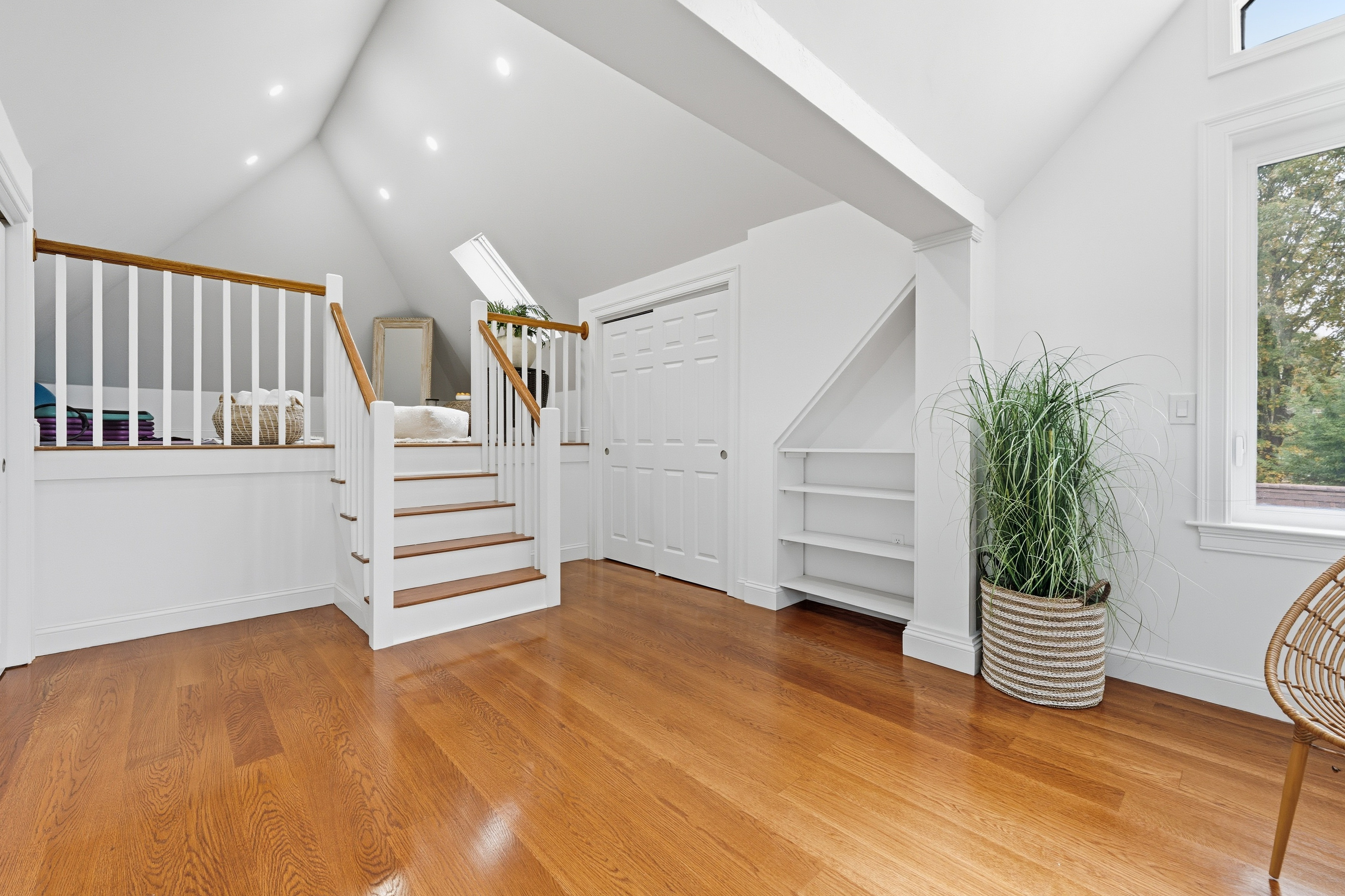 6 Lynbrook Road Southborough, MA 01772 - Photo 39 of 84 a view of entryway with stairs and a potted plant