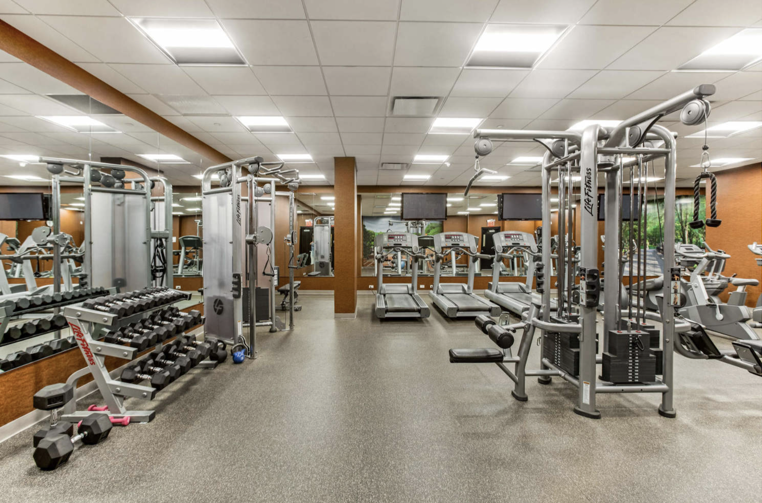 454 West 54th Street, Unit PHC Manhattan, NY 10019 - Photo 20 of 27 a view of a room with gym equipment