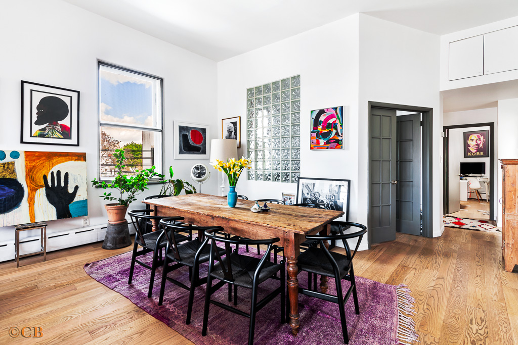 159 Carlton Avenue, Unit 4A Brooklyn, NY 11205 - Photo 2 of 9 a view of a dining room with furniture and wooden floor