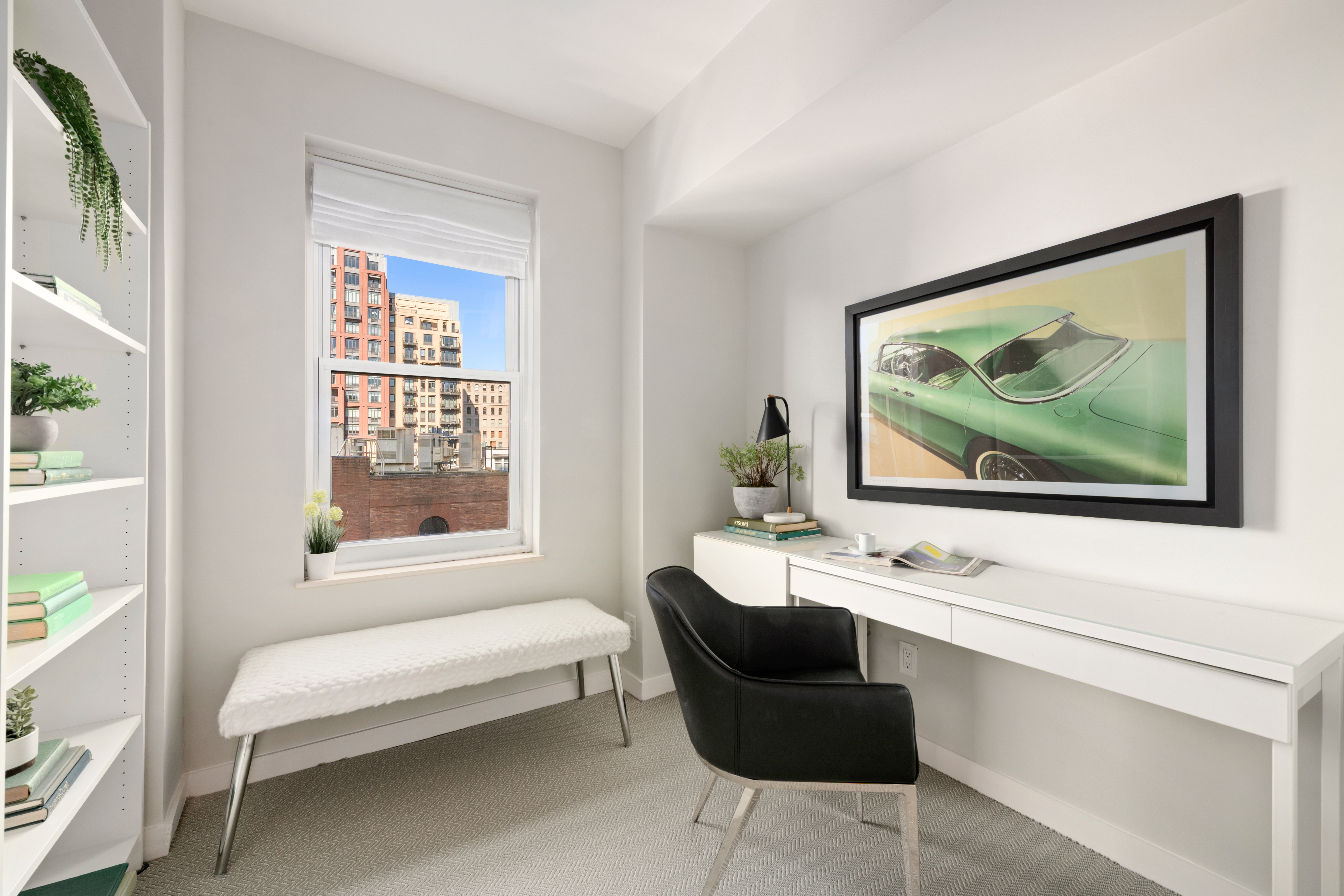 336 West End Avenue, Unit 7CD Manhattan, NY 10023 - Photo 9 of 16 a living room with furniture and a window