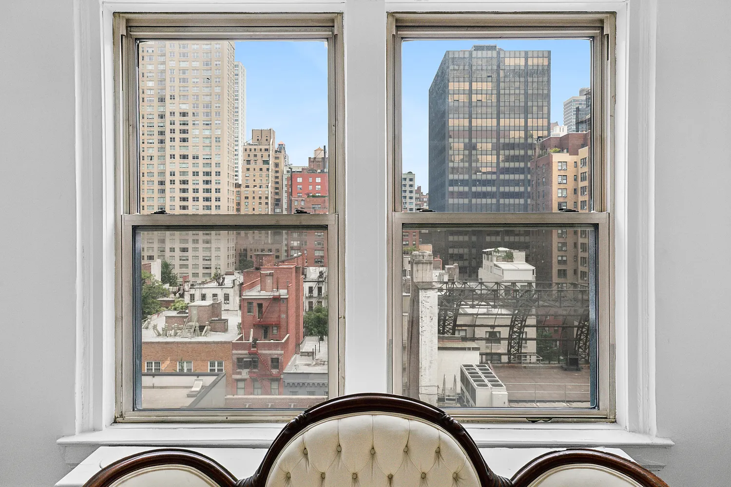 a front view of a house with a glass door