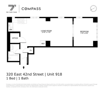 $520,000 | 320 East 42nd Street, Unit 918 | Murray Hill
