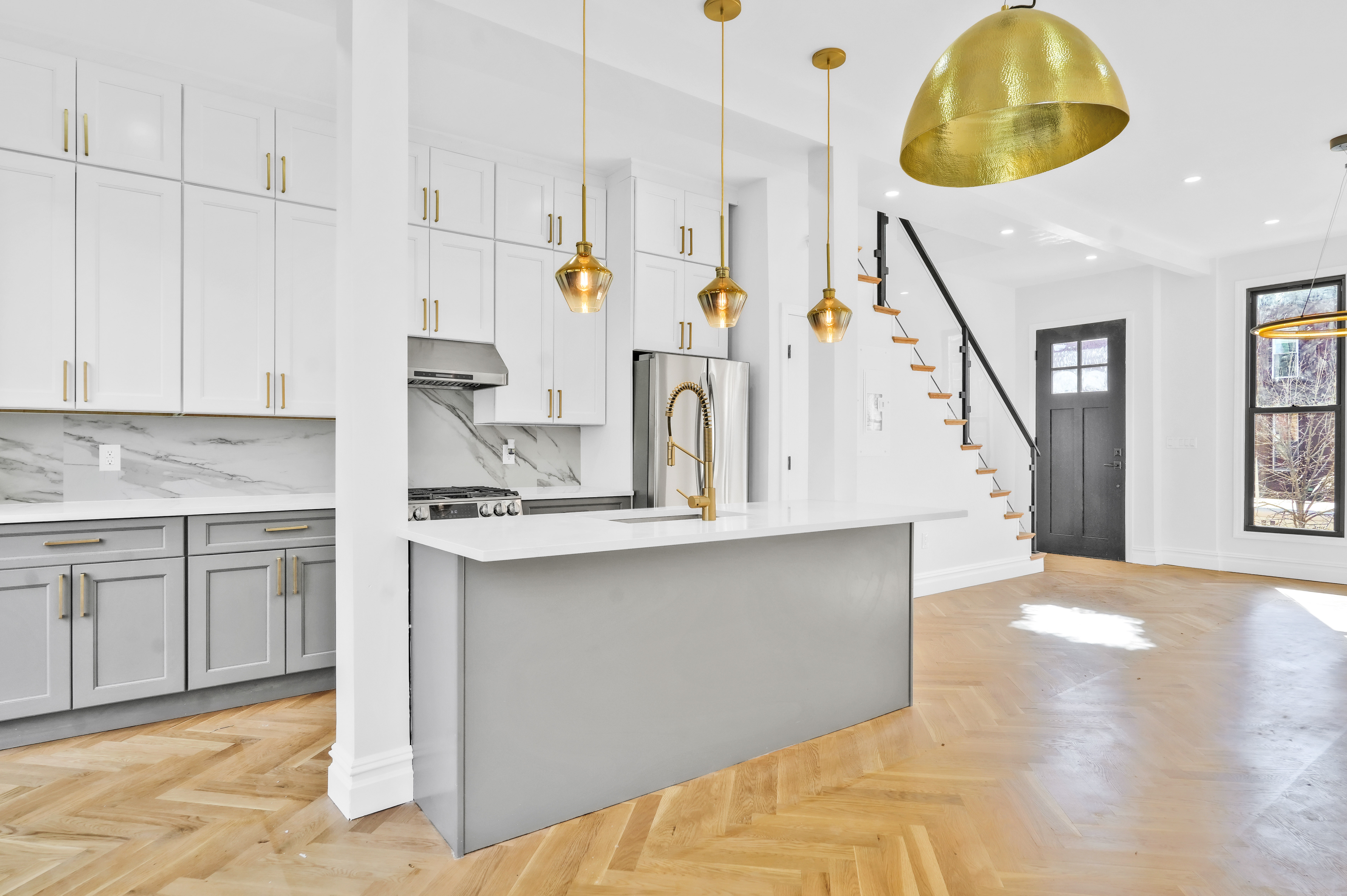 473 Monroe Street Brooklyn, NY 11221 - Photo 6 of 40 a view of cabinets and window