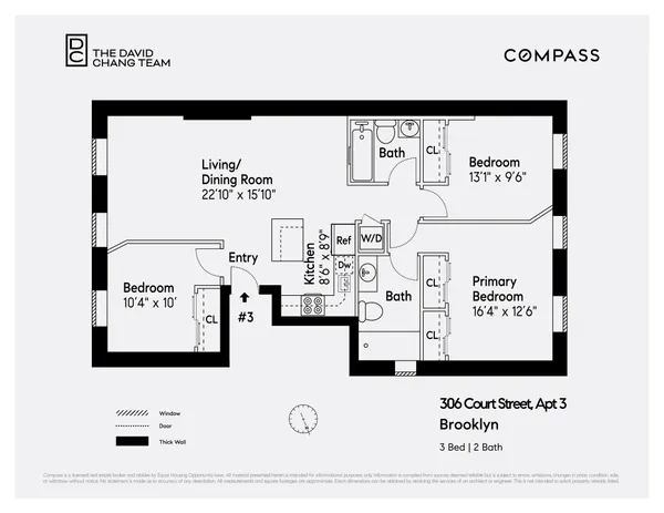 $8,590 | 306 Court Street, Unit 3 | Carroll Gardens