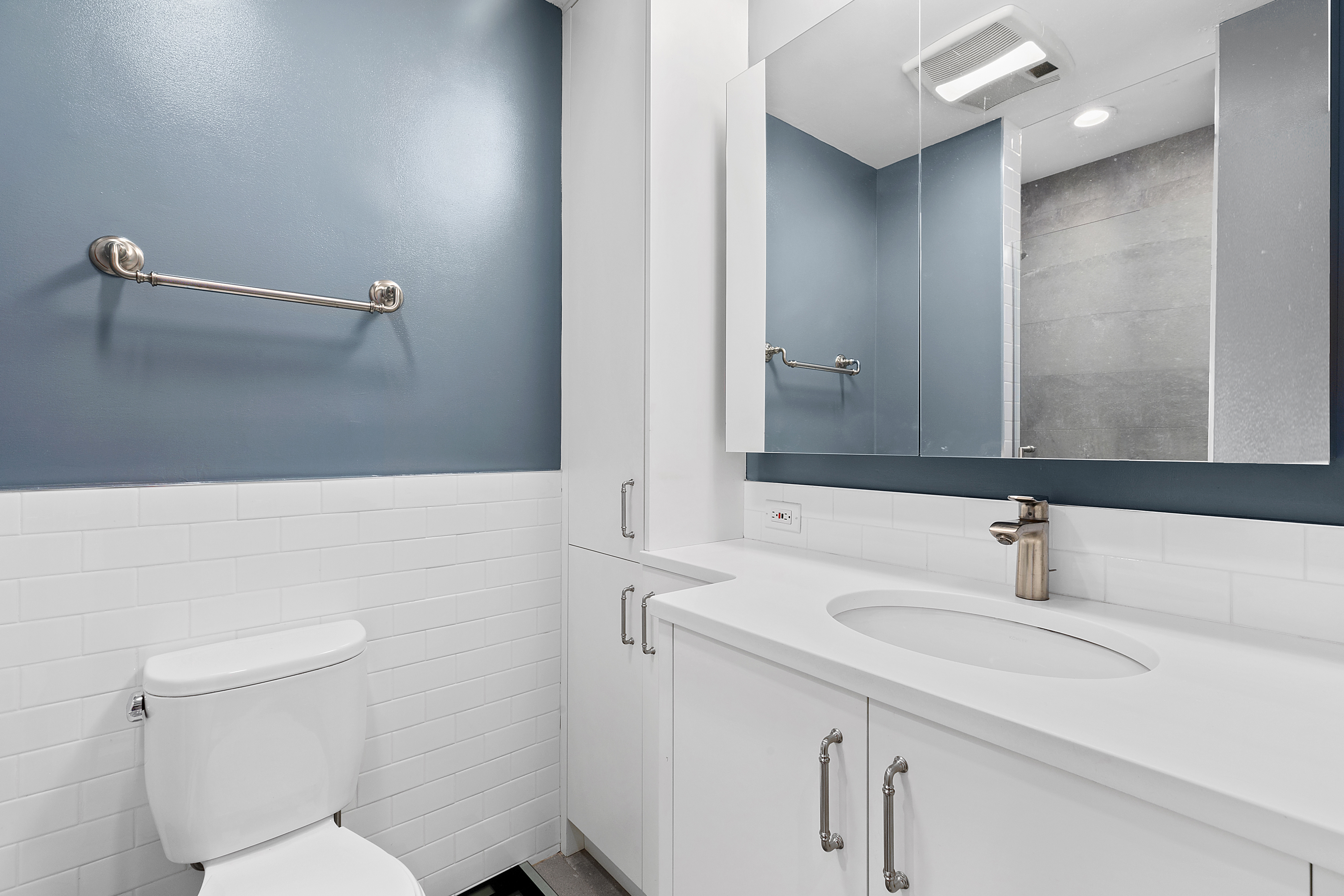 255 West 95th Street, Unit 1B Manhattan, NY 10025 - Photo 8 of 12 a bathroom with a sink and a toilet