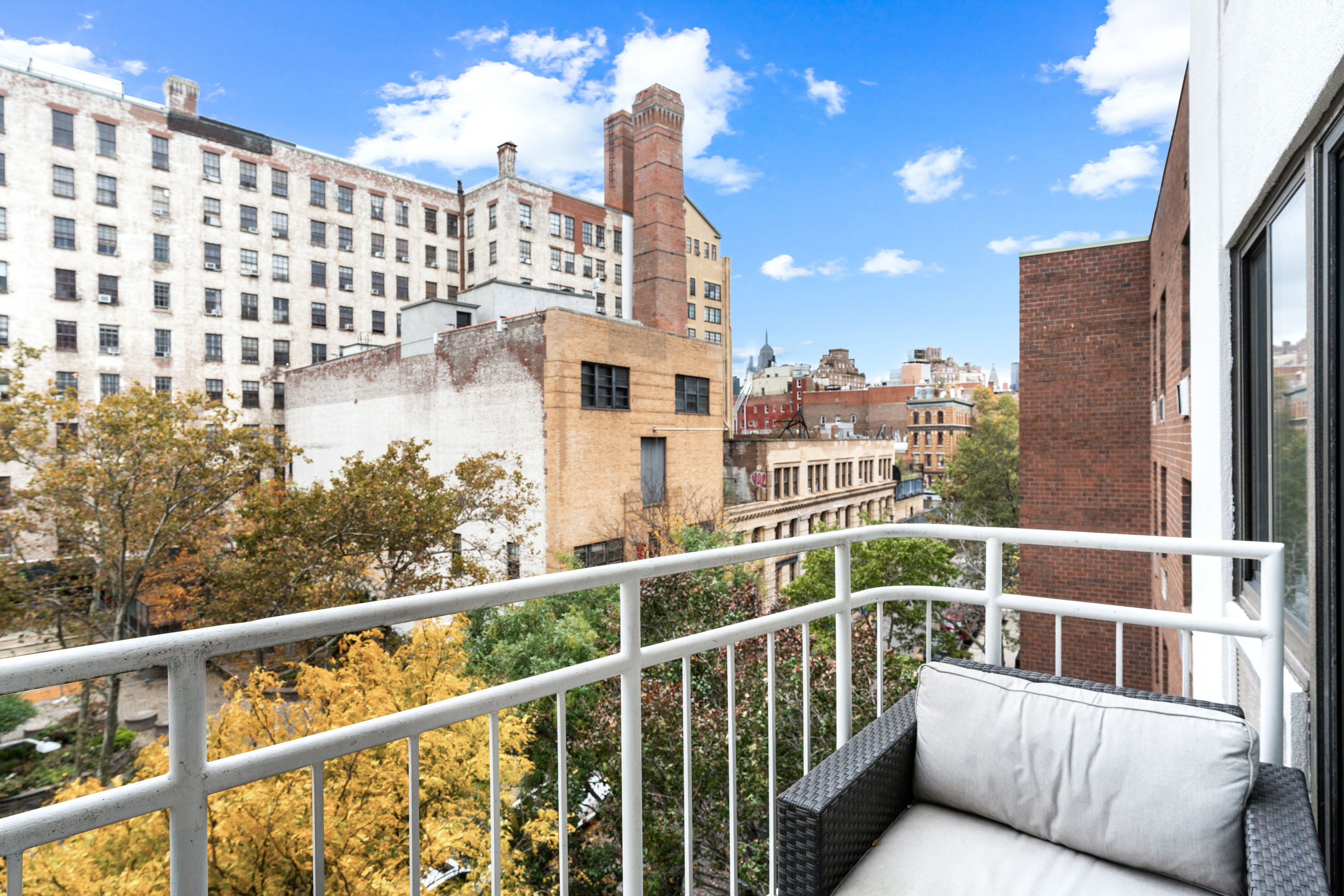 164 Bank Street, Unit 5B Manhattan, NY 10014 - Photo 8 of 11 a view of a balcony with city view