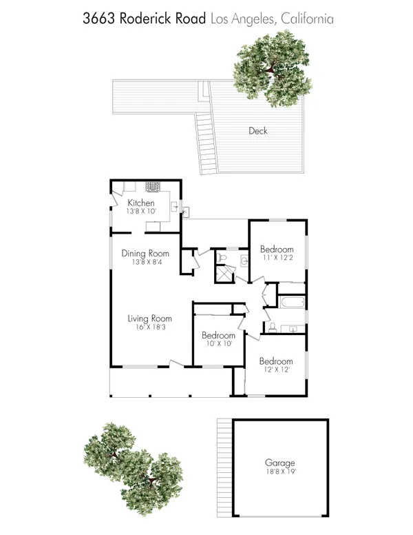 $999,000 | 3663 Roderick Road, Los Angeles, CA 90065