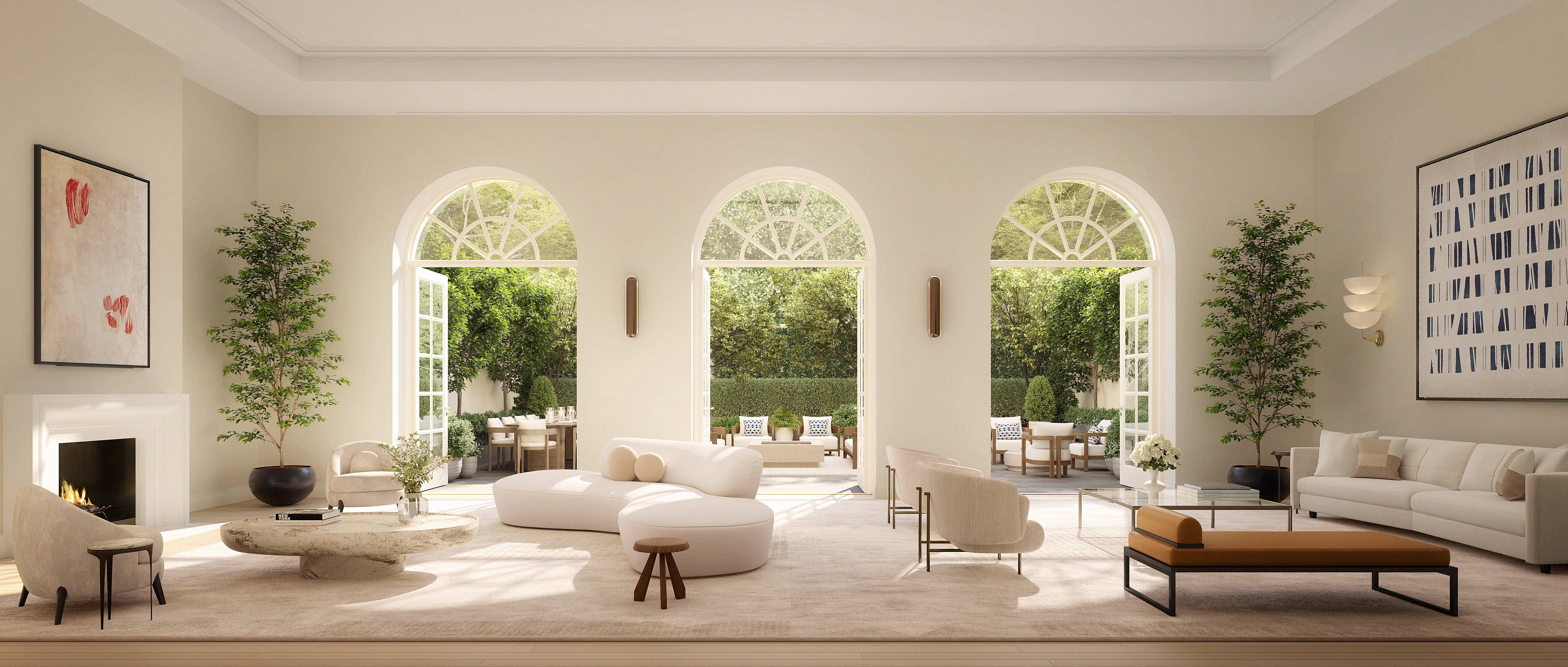 211 West 84th Street, Unit THWEST Manhattan, NY 10024 - Photo 4 of 34 a living room with furniture and a large window