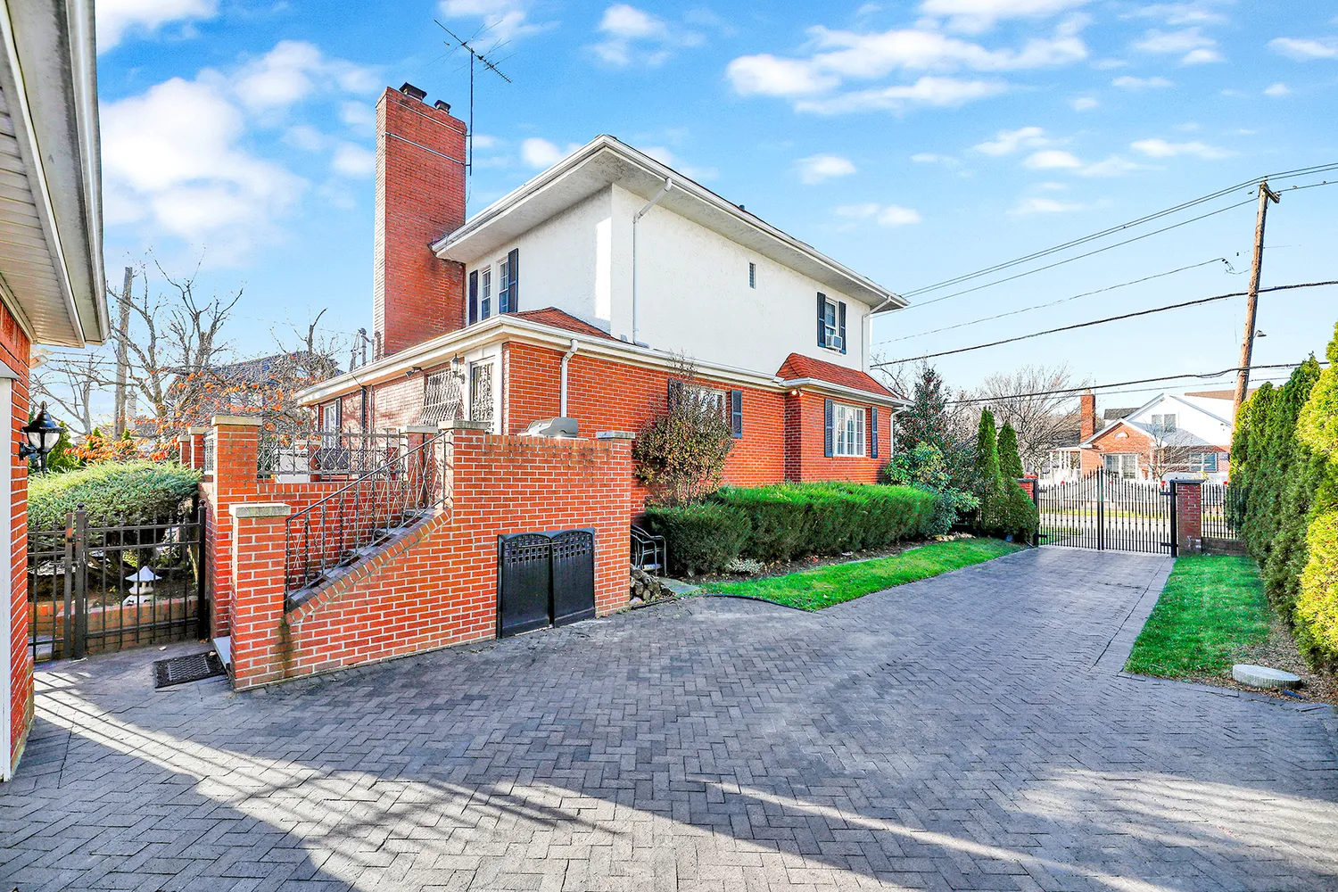 a view of an ocean with outdoor space