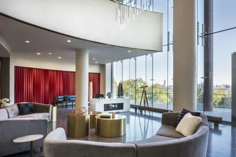 a view of a living room