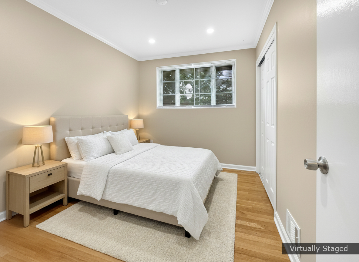 2408 Lillian Drive Silver Spring, MD 20902 - Photo 17 of 40 a bedroom with a bed and a window