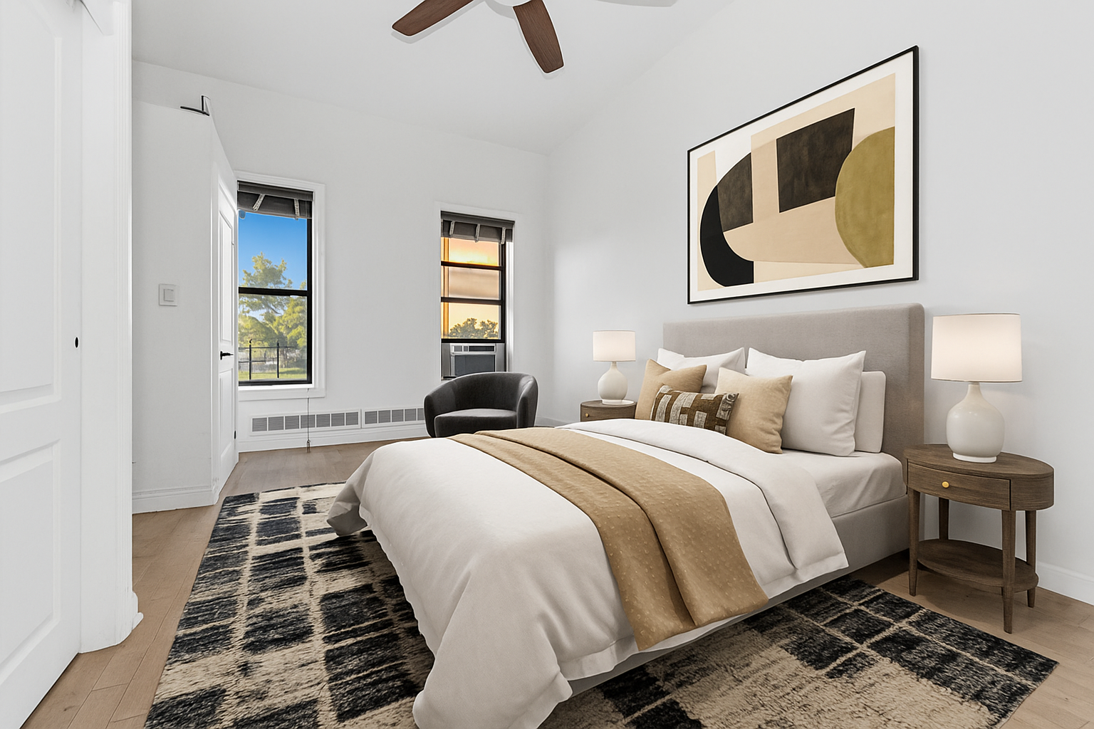 521 Dean Street, Unit 4L Brooklyn, NY 11217 - Photo 4 of 17 a bedroom with bed and a window