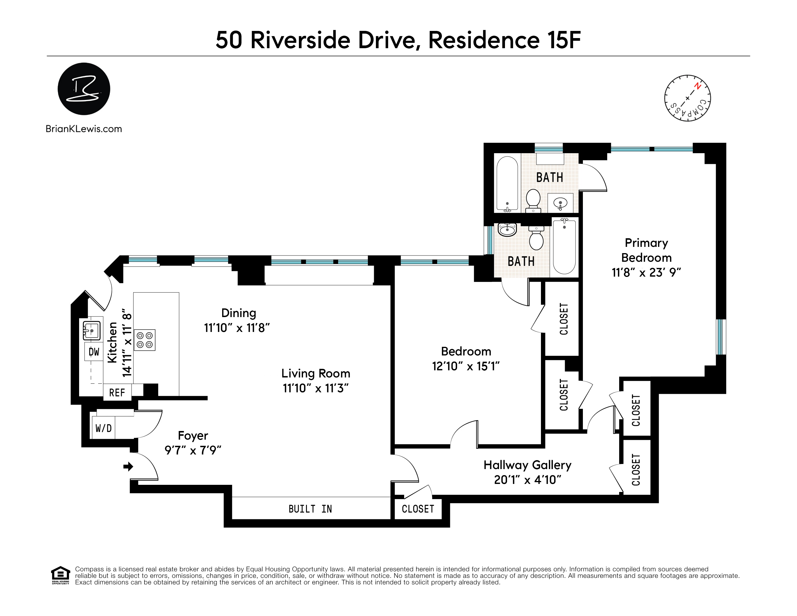 50 Riverside Drive, Unit 15F Manhattan, NY 10024 - Photo 14 of 14 Gallery Image 14